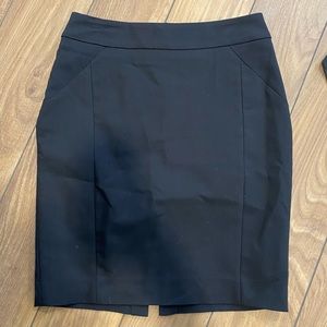 Black pencil skirt